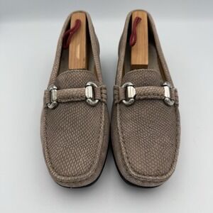 MEPHISTO Cool Air Suede Slip On Loafers Comfort Taupe Tan Women's‎ Size 7.5